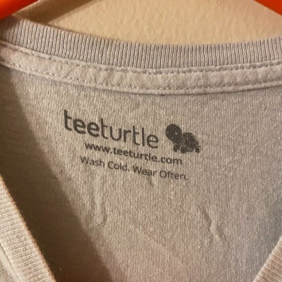 Corgi T-Shirt "I Love Furry Butts", Light Gray background, Short Sleeve, Size M - Picture 2 of 3